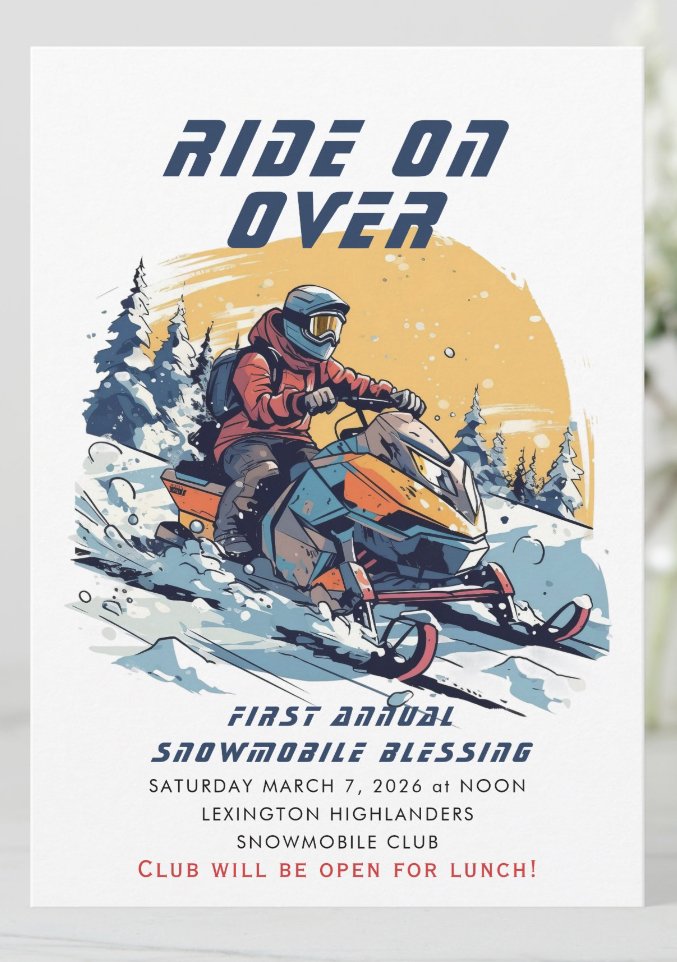 Snowmobile Blessing